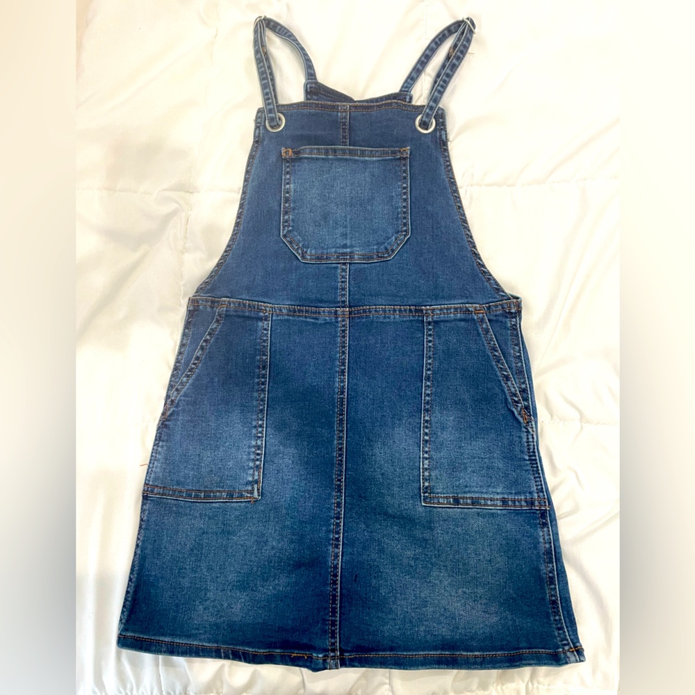 Cat & Jack denim overall dress